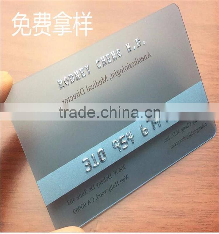 custom printing embossed number pvc card /custom shape plastic gift cards
