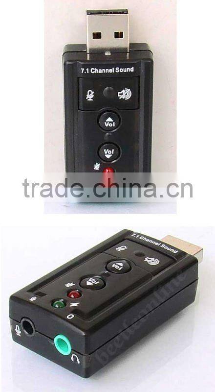 USB 2.0 Sound card with 7.1channel