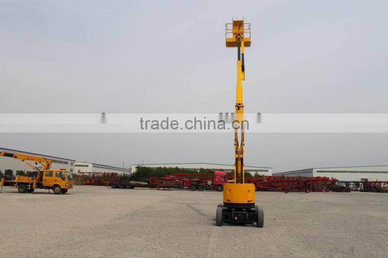 N. traffic 10m Articulated Boom Lift hanging work platform(ZZ10AC)