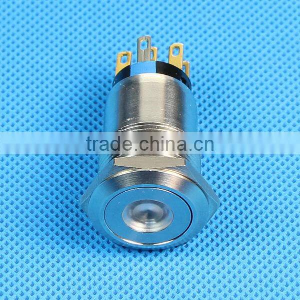 19mm illuminated pushbutton switch