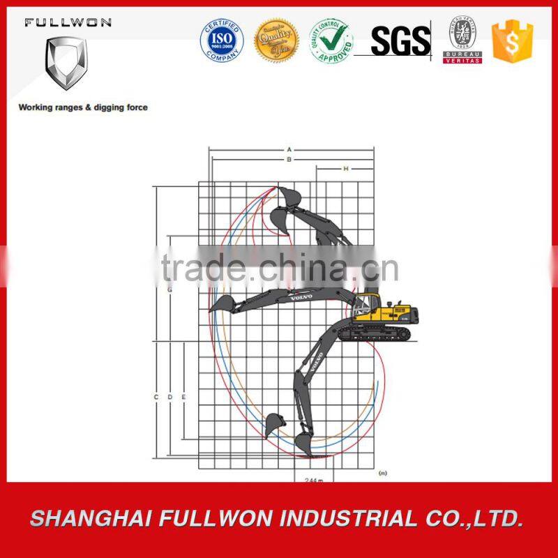 High quality Hydraulic Crawler Excavator used volvo crawler excavator