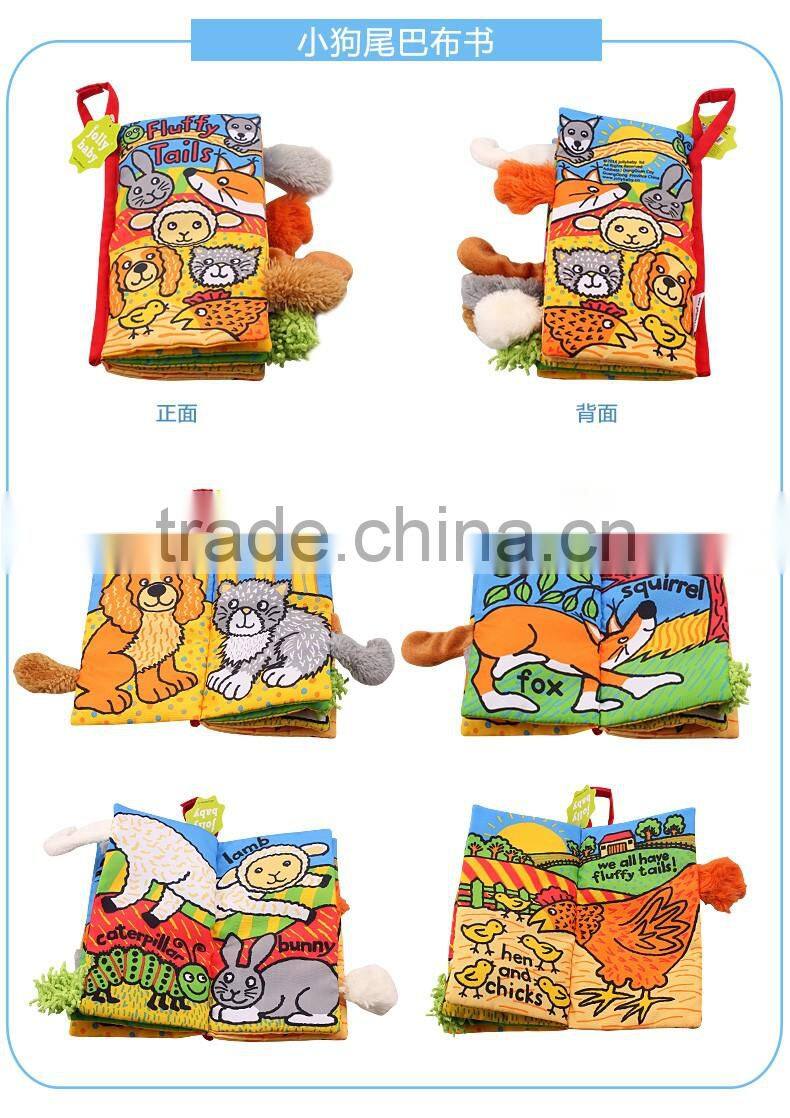 Baby soft toy early educational preschool fabric cloth book