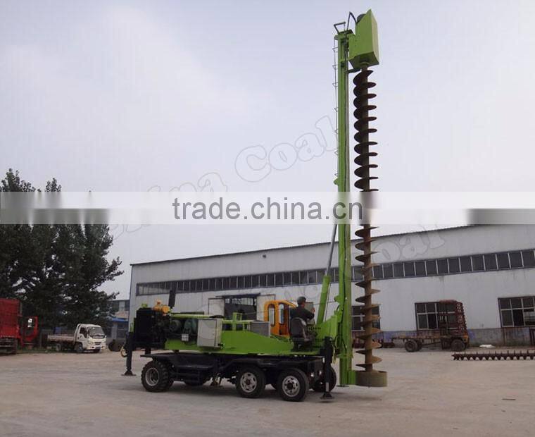 Rotary Bore Pile Drilling Rig / Screw Pile Driver / Hydraulic Pile Driving Machine
