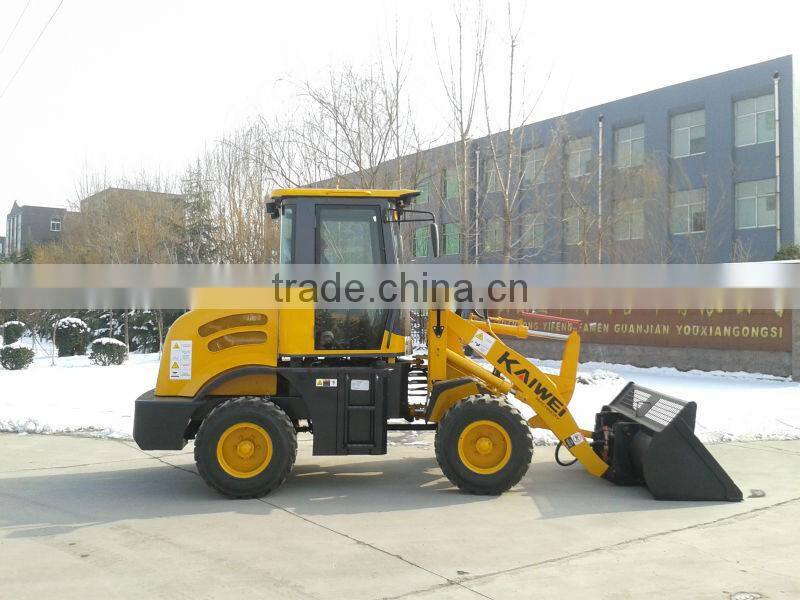 ZL15 small wheel Loader with changchai 4L68 engine