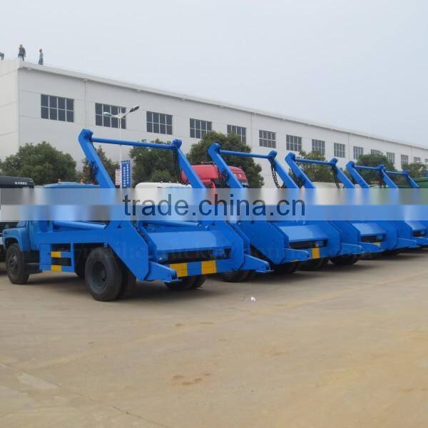 140hp DONGFENG 4*2 Swing Arm Garbage Truck 6 m3