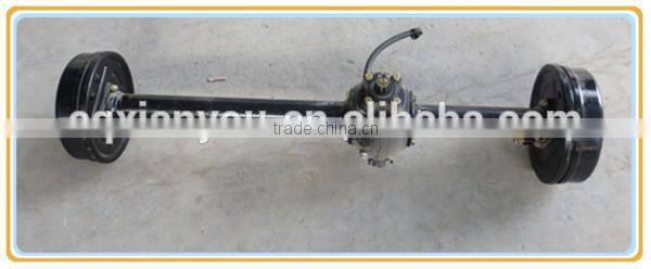 Cargo tricycle rear axle differential