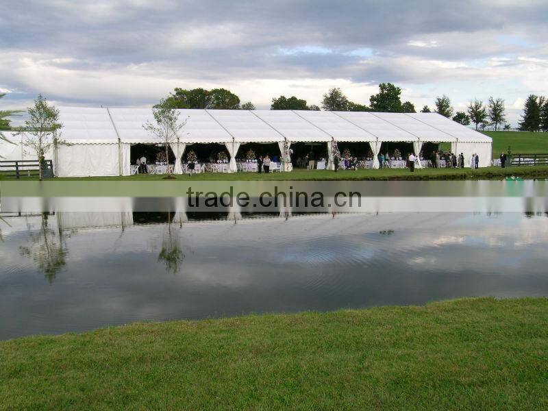 Beautiful fancy party tent large wedding marquee tent event tent with curtain and lights for sale