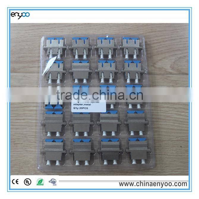 metal sheath LC Male - SC Female Hybrid Adapters duplex singlemode