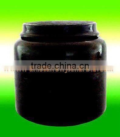 POLISHED MARBLE STONE/JET BLACK MARBLE URNS