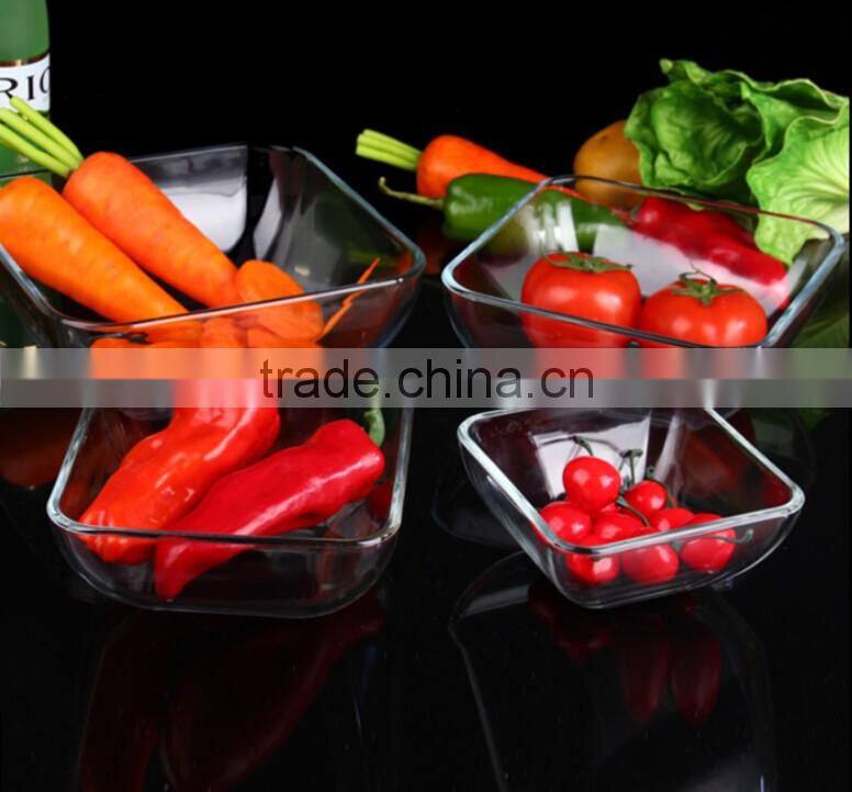 cheap square glass bowl kitchenware square glass bowl suqare bowl