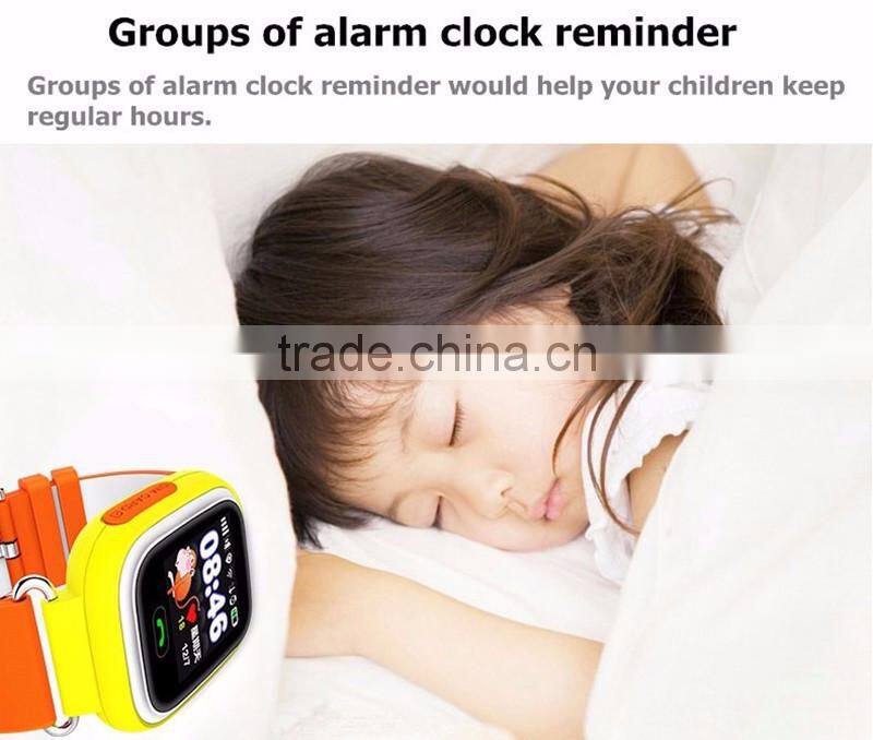 Q50/Q90 Smart Tourch GPS Watch For Kids with Russian and English Language