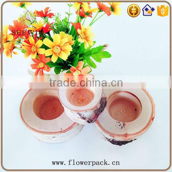 Natural birch candle holder romantic will choose
