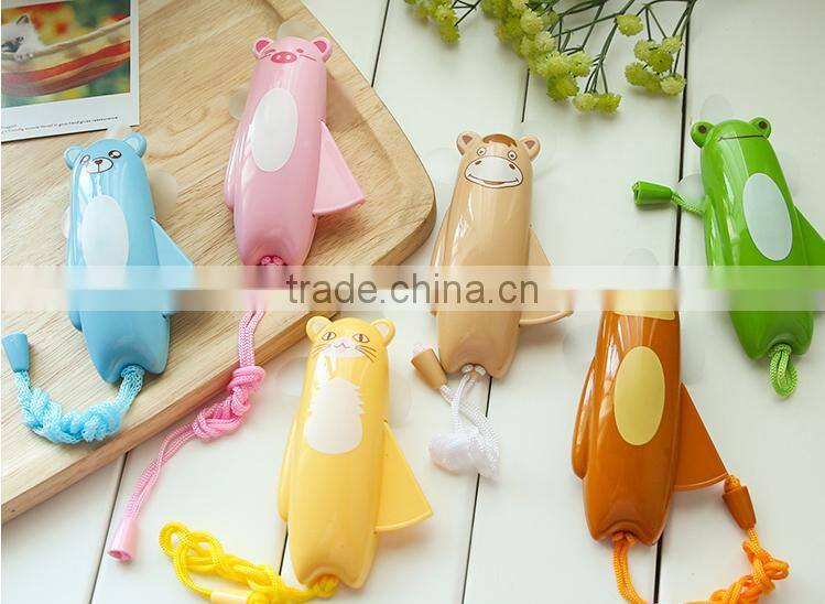 Wholesale Stock Small Order Cartoon Mini Hand Pressure Portable Fan