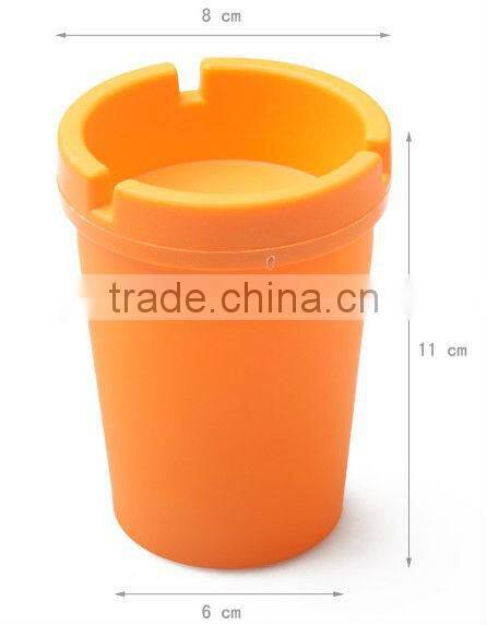 Supply Large capacity double candy color ashtray