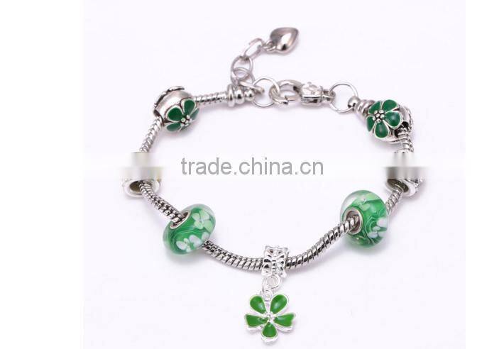 Wholesale Stock Small Order Fashion DIY Chamilia Beads Bracelets