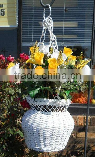 Home decorate wicker vase & flower basket