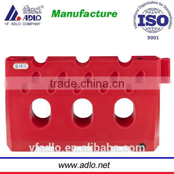 China factory expandable crowed plastic parking water filled barrier