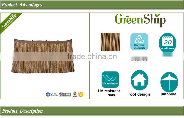 High quality Flexible artificial thatched roof _ GreenShip