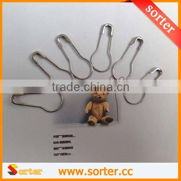 2016 Hot sale silver Calabash Shape Safety Pin Pear Gourd Shape Safety Pins