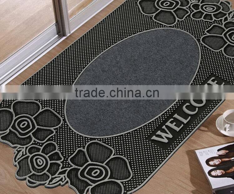 Top level safety monogram welcome door mats