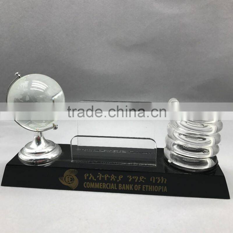 Custom acrylic place wedding invitation card holders