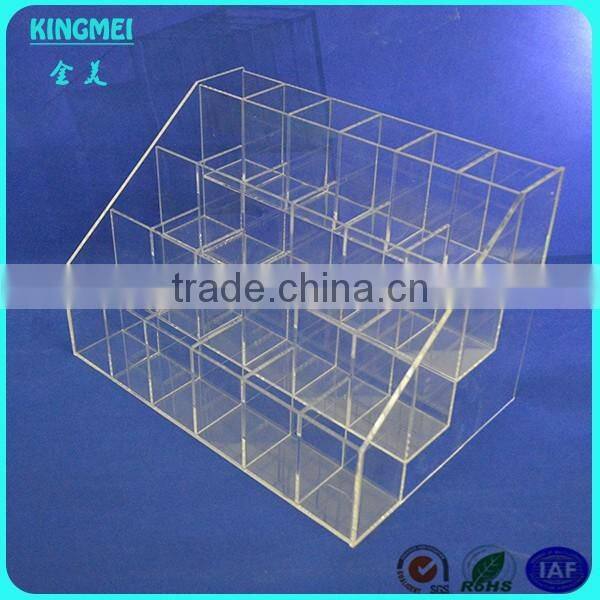 4 Tiers Cosmetic Makeup Box Nail Polish Varnish Display Stand Holder Booking Jewelry Acrylic Packaging Organizer Storage