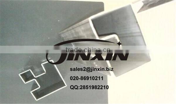 JINXIN Manufacturer for Inox Square Slot Tube for glass railling handrail prices