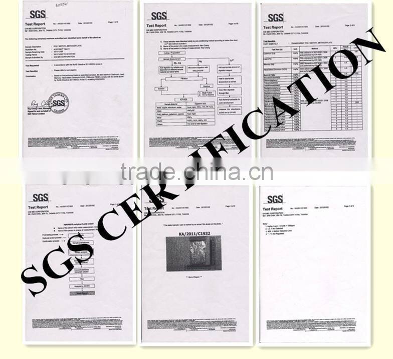 Acrylic Christmas Hanging Ball Baby Blocks Decorations with Color Changing LED