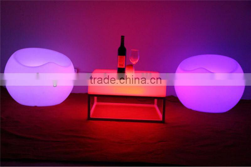 rechargeable outdoor led furniture/led table/led outdoor furniture