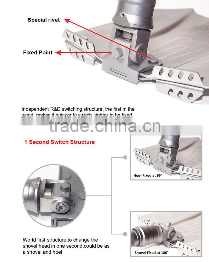 Emergency Car Escape Tool Vehicle Safety Products Multifunction Shovel With Backpack