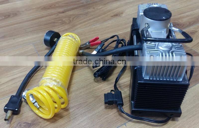 12v 2 Cylinder Automatic Car Tire Inflation Tools Tyre Inflator Portabe Car Mini Compressor Air Pump