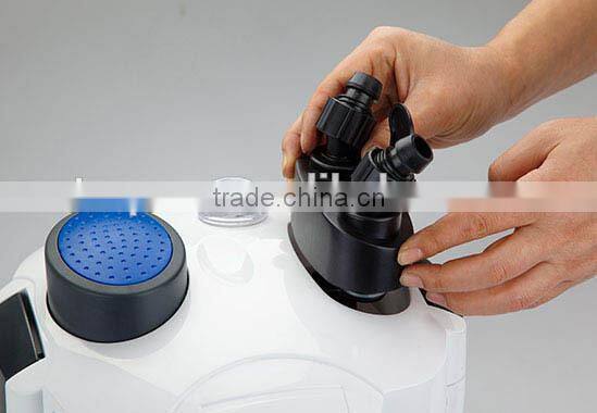 White aquarium water filter fish pond