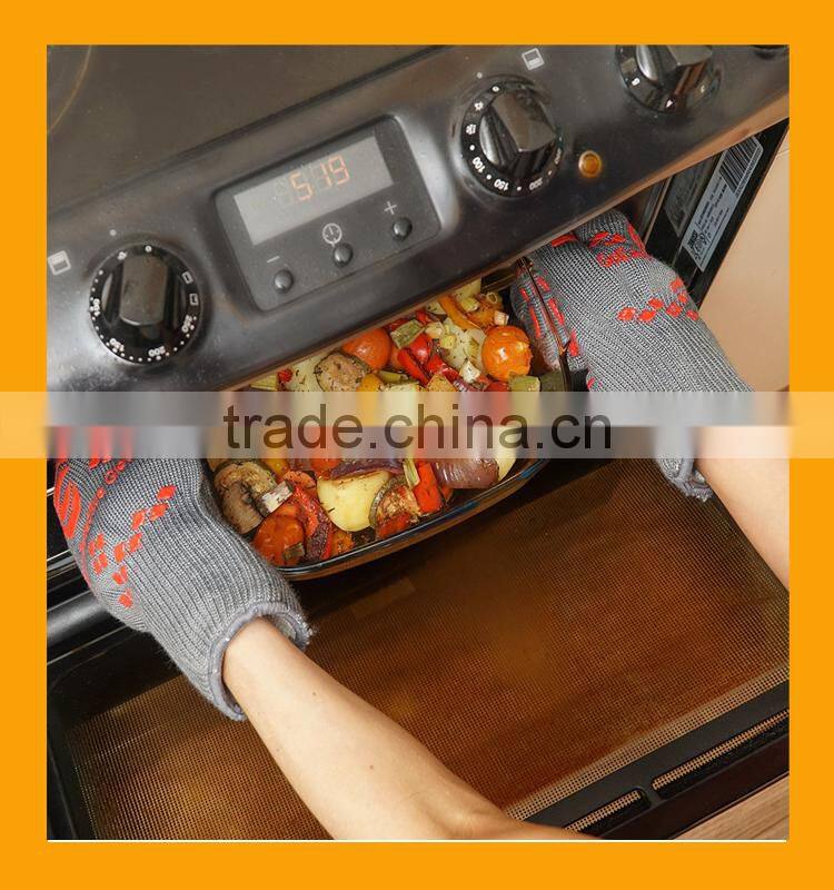 Highest Rated Silicone Insulated Grill Gloves Great Forearm Protection Kitchen Gloves