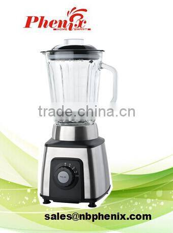 Square stainless steel table blender smoothies maker with LED light