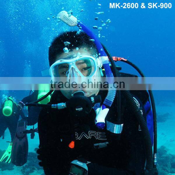 Hot custom Lunettes ,Whale Diving Mask/face plates(MK-2600)