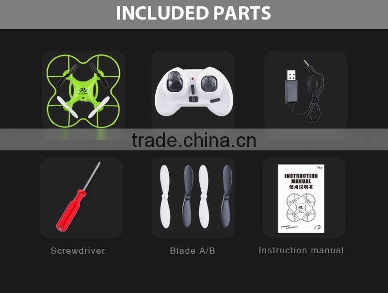 MINI 2.4G 4CH remote control Nano Quadcopter with 6-axis gyroscope