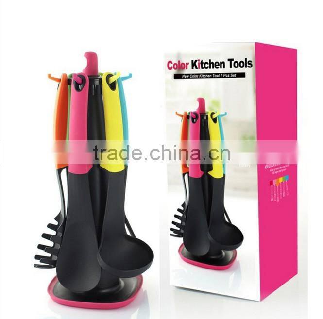Factory sale!!! 2017 nylon kitchen tool/ utensils cooking set 6pcs kitchen set