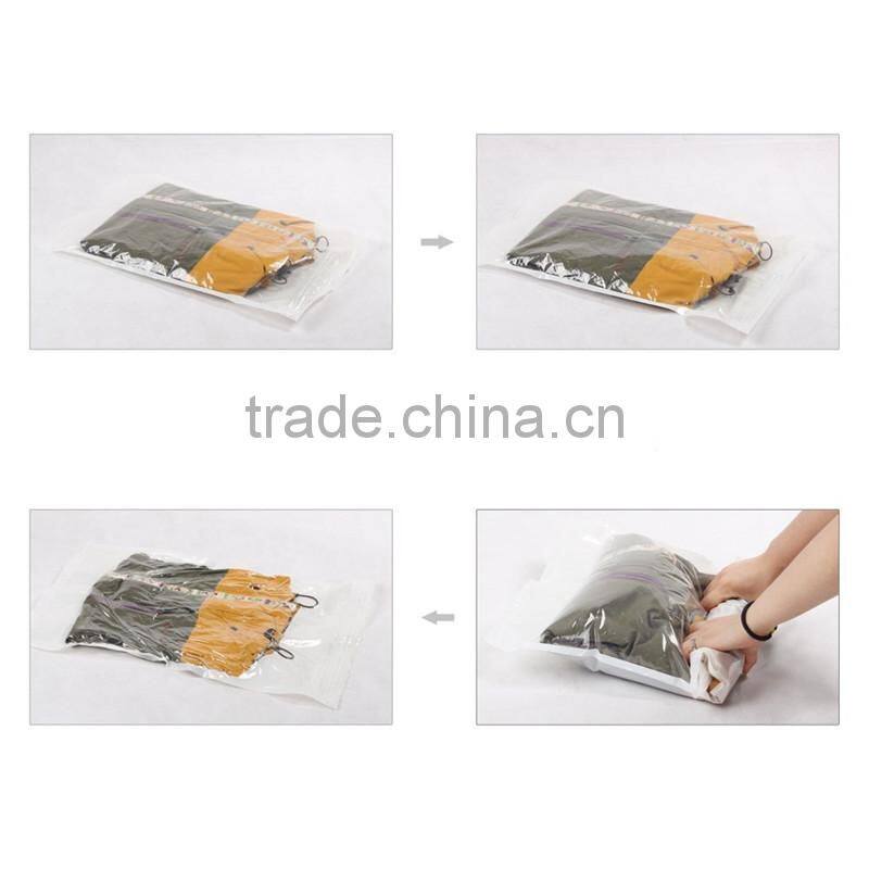 Multi Size Storage Compress Roll Up Vacuum Travel Bag Combo