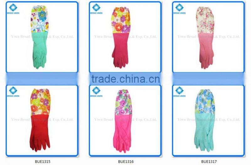 Household Glove Kitchen Glove With Cotton Liner