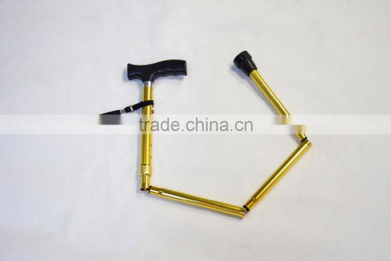 Topmedi hot sales aluminum foldable walking stick