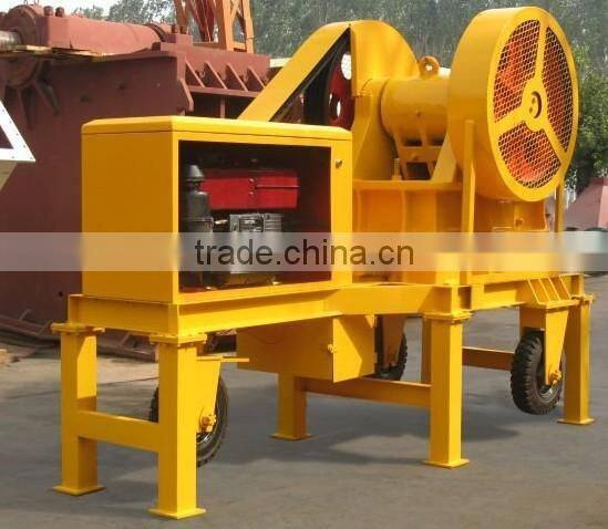 New Type Diesel Jaw Crusher with Engineer Service for Sale