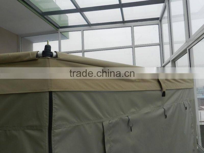 Waterproof Foxwning awning with wall room for camping