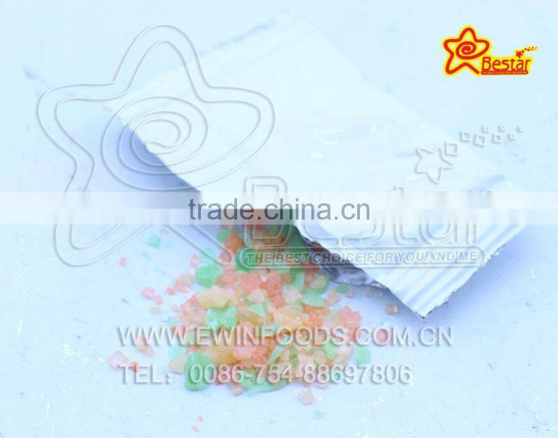 Crispy Fruity Flavor Bubble Gum +Jelly Bean+Popping Candy