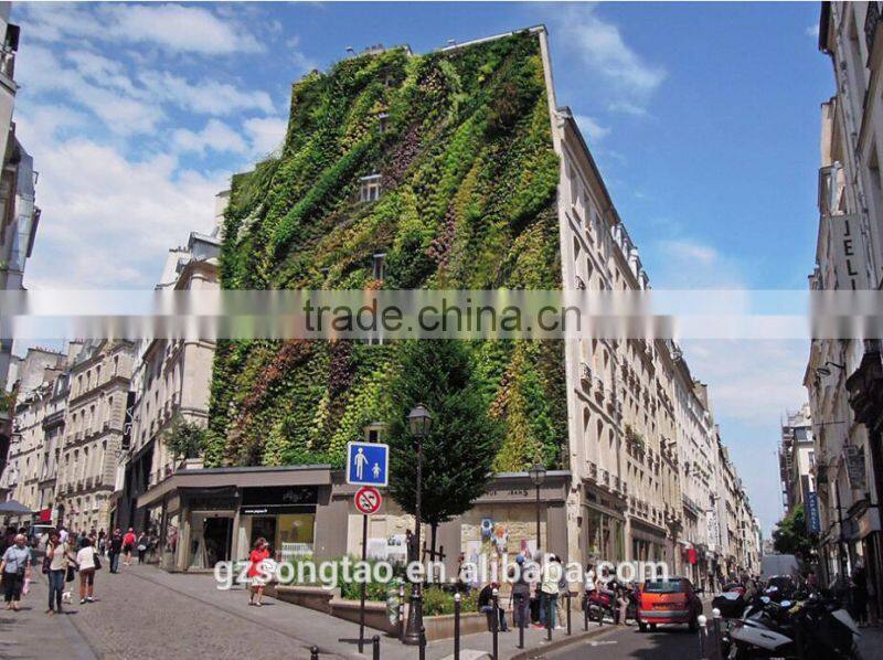 Oversea outdoor home decor artificial plants wall fake decorative green wall wholesale