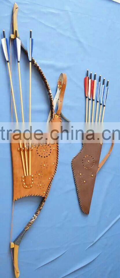 Handmade Bamboo Arrow Quivers For Archery Hunters