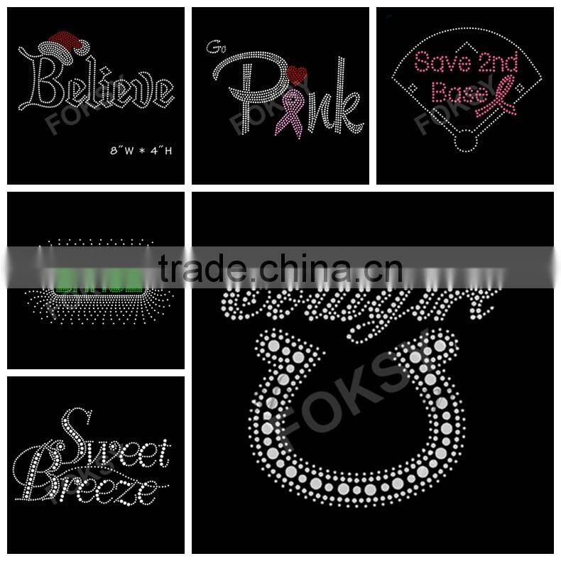 Rhinestone cheer bow transfer in rhinestone designs wholesale