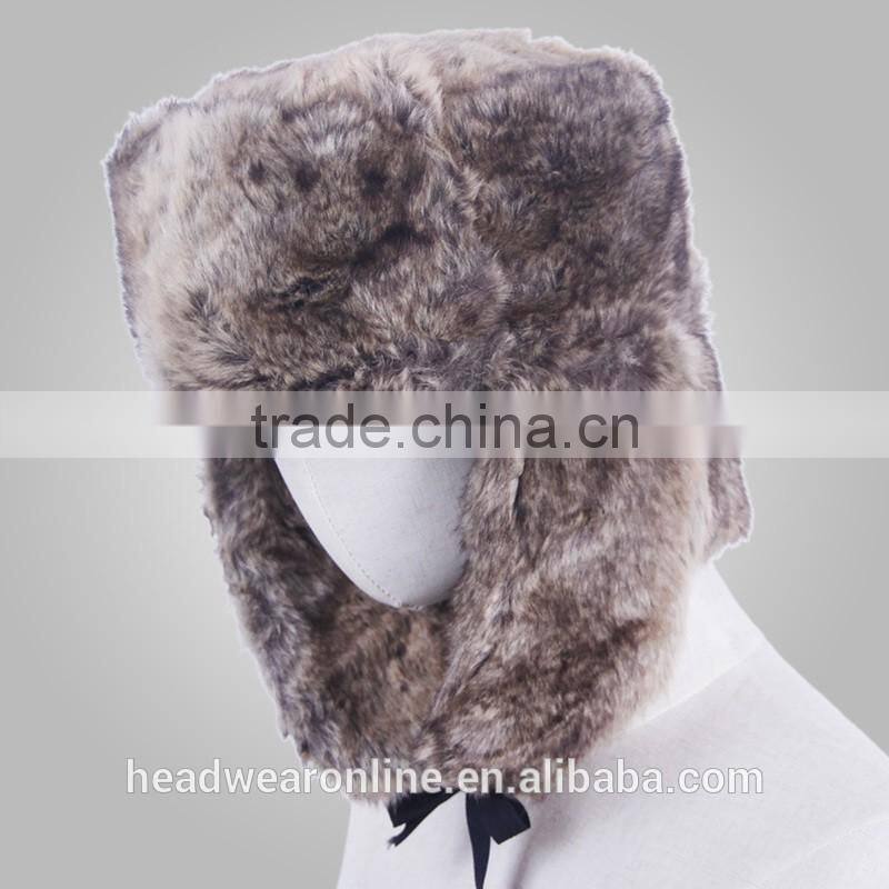 Top Quality Fake Fur Earflap Winter Hats And Caps