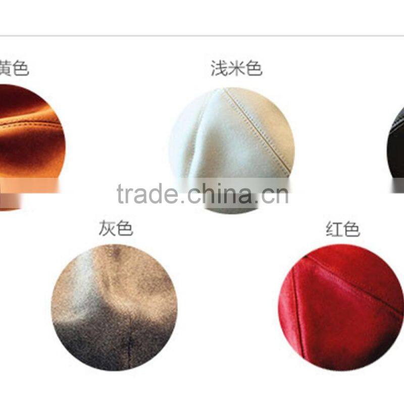 Small pure and fresh and joker pure color faux suede painter cap buds berets