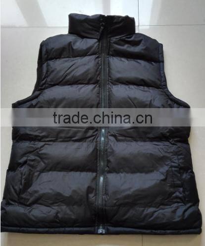 100% polyester ladies sleeveless fleece padded vest in winter