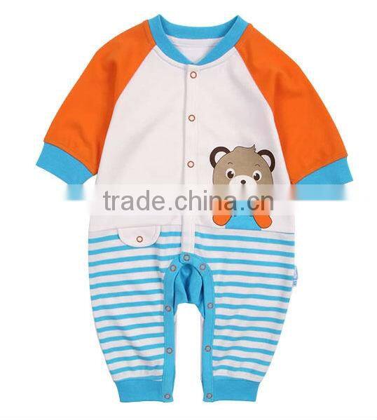 superman baby romper ,long sleeve baby romper wholesale